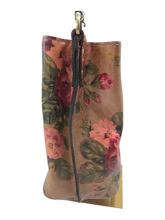 #42 Patricia Nash Floral Brown Leather Shoulder Bag - Picture 4 of 11